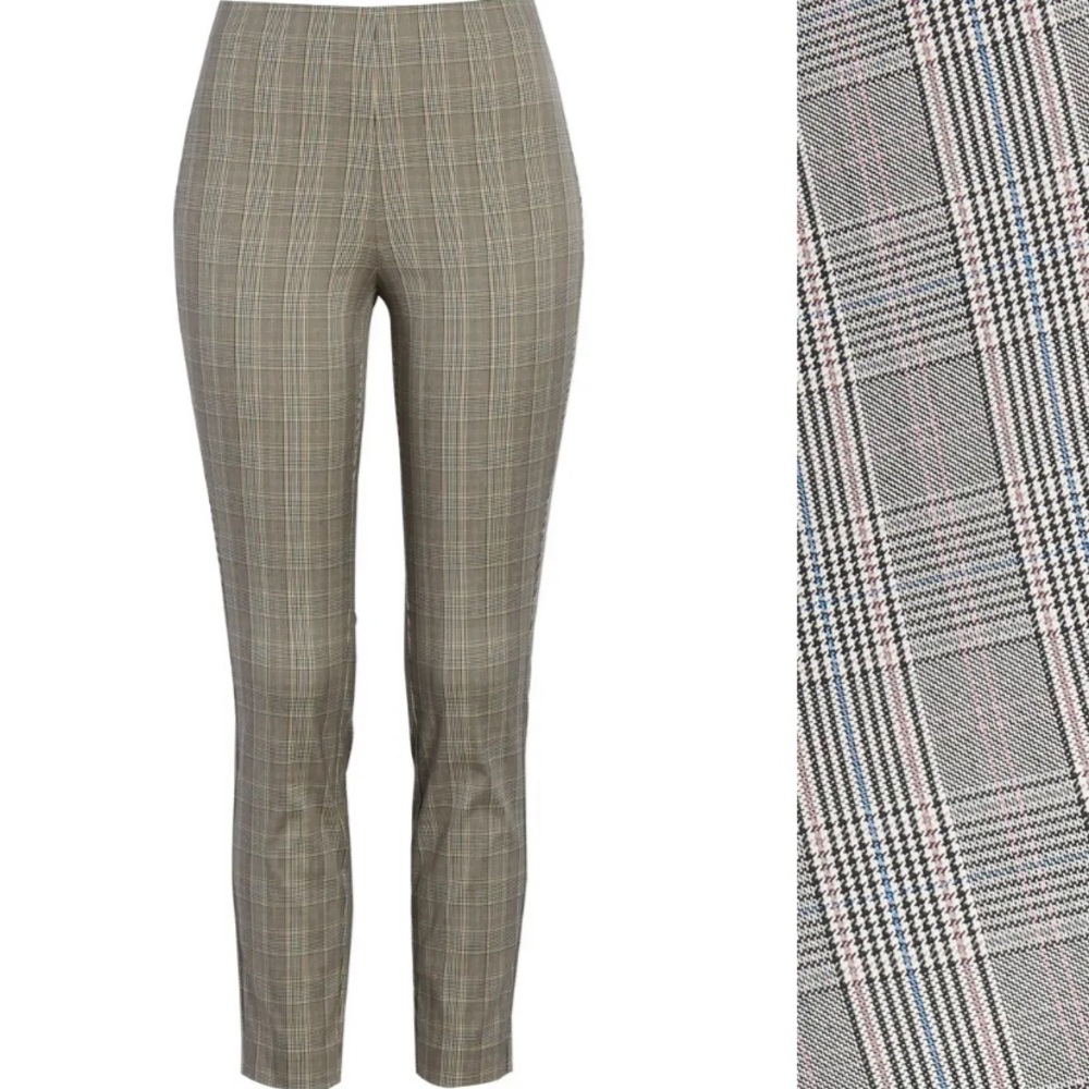 RAG & BONE Simone High-rise Slim Glen Plaid Pants